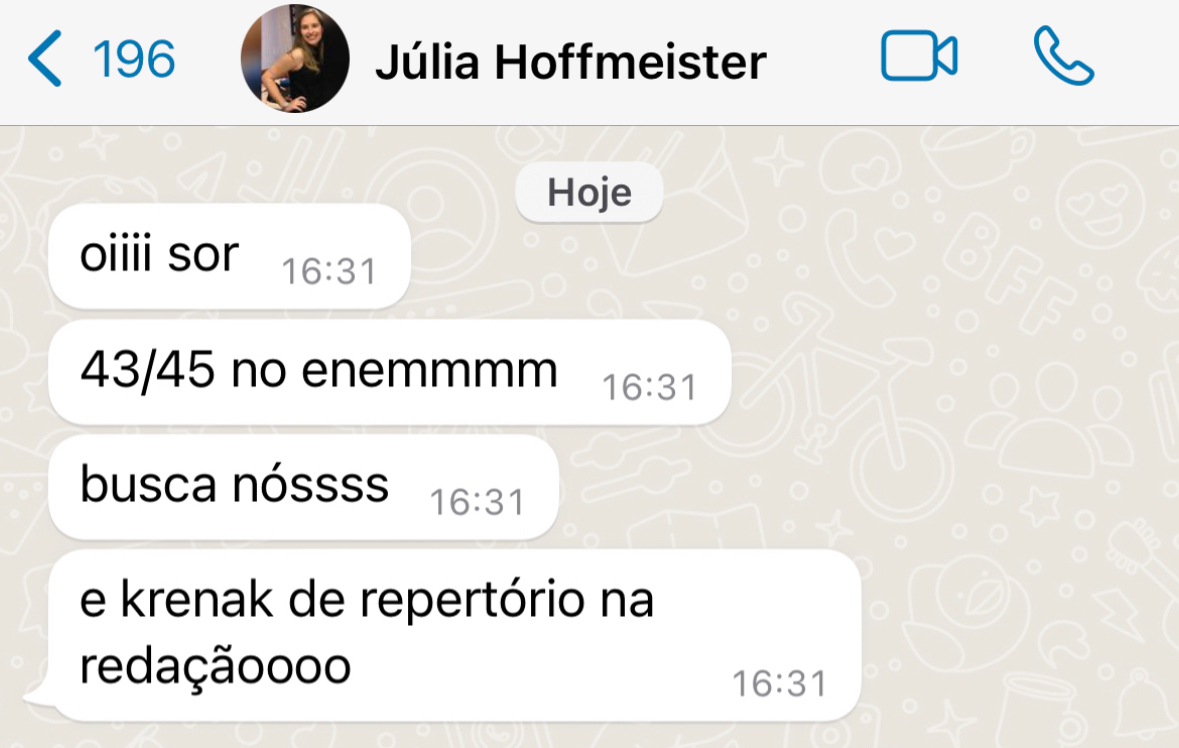 Aluno aprovado — depoimento sobre o curso